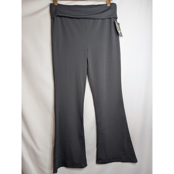 Art Class Other - Girls Art Class Fold Over Flare Leggings Dark Gray XL(14)